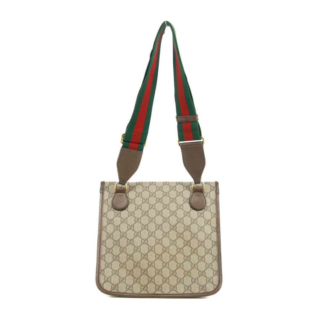 Gucci GG Canvas Coated Beige Supreme Neo Messenger Bag #3537
