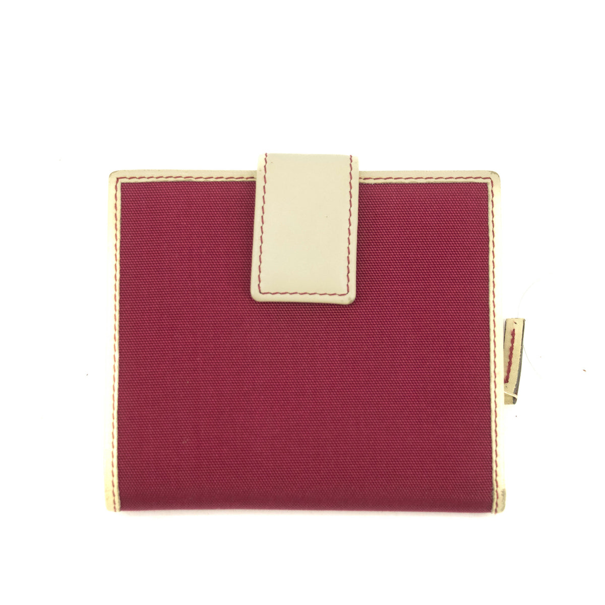 Gucci Pink x White Nylon Compact Wallet #3863