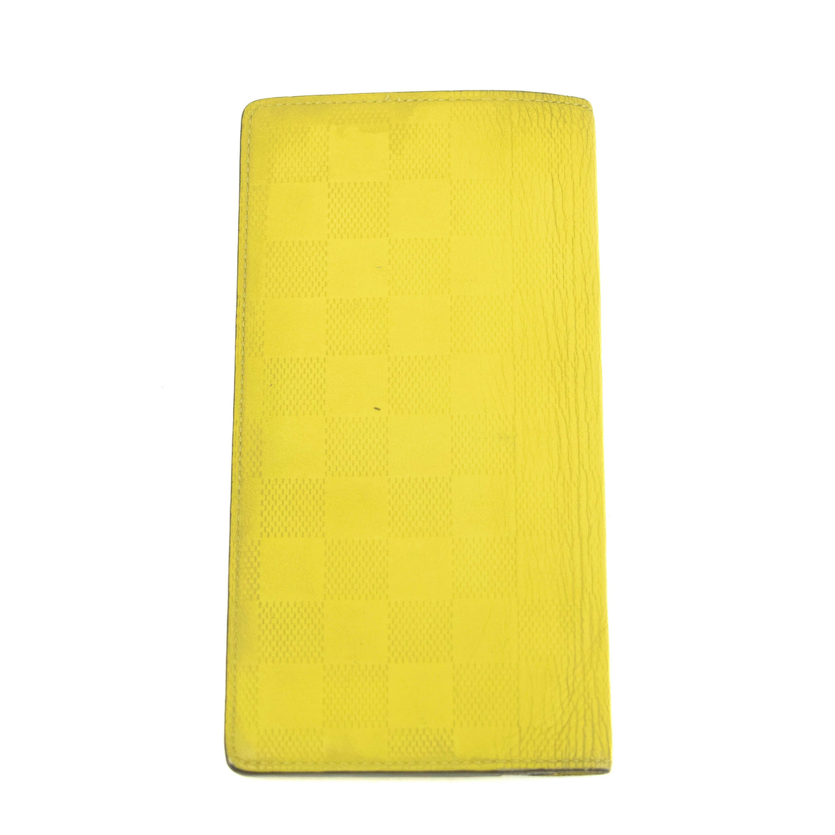 Louis Vuitton Damier Infini Yellow Bifold Long Wallet #3934