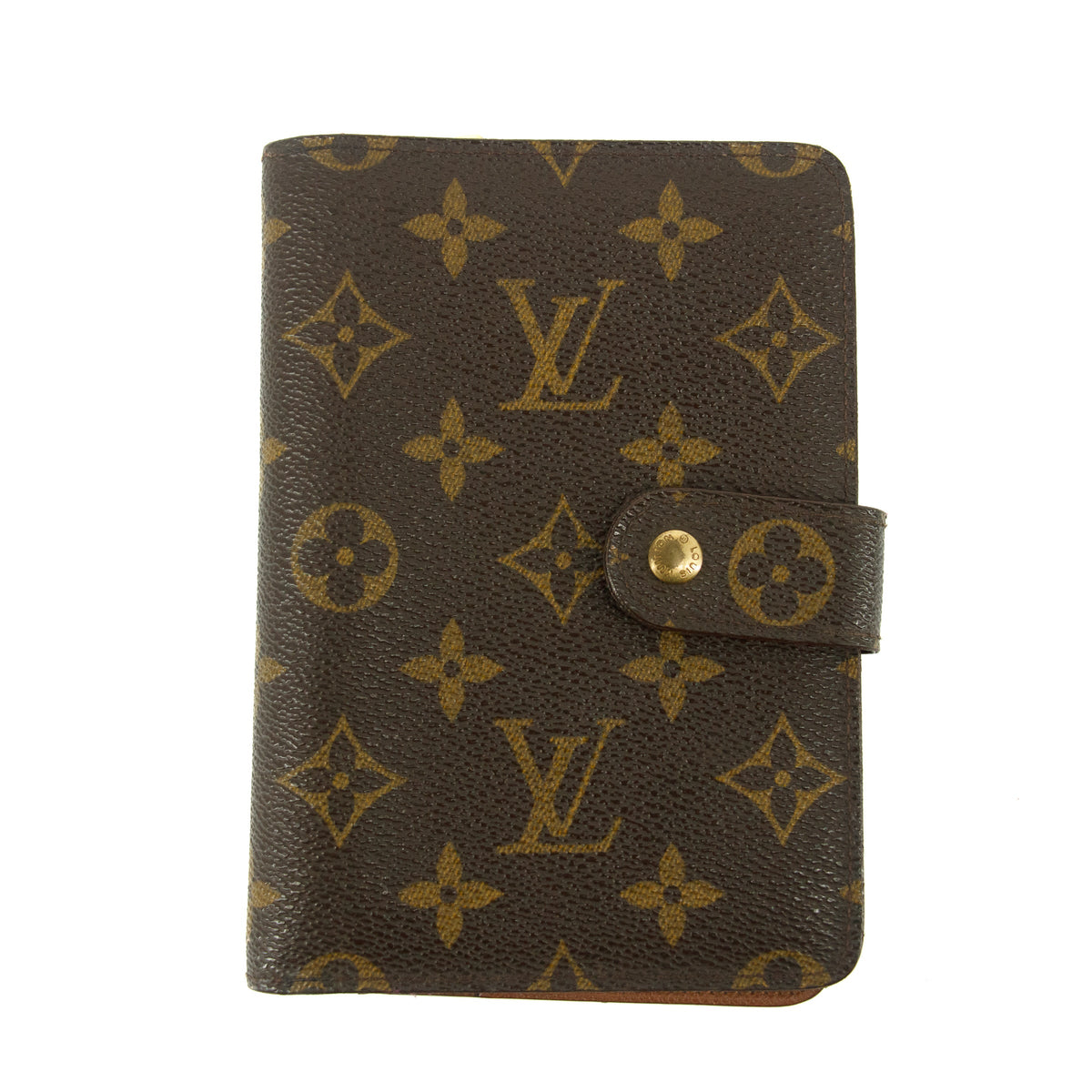 Louis Vuitton Monogram Canvas Porte Papier Zippe Compact Wallet #5146