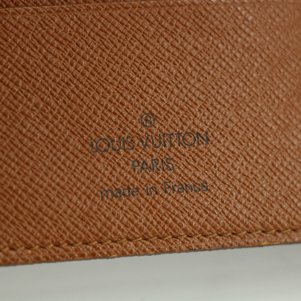 Louis Vuitton Monogram Canvas Porte Papier Zippe Compact Wallet #5146