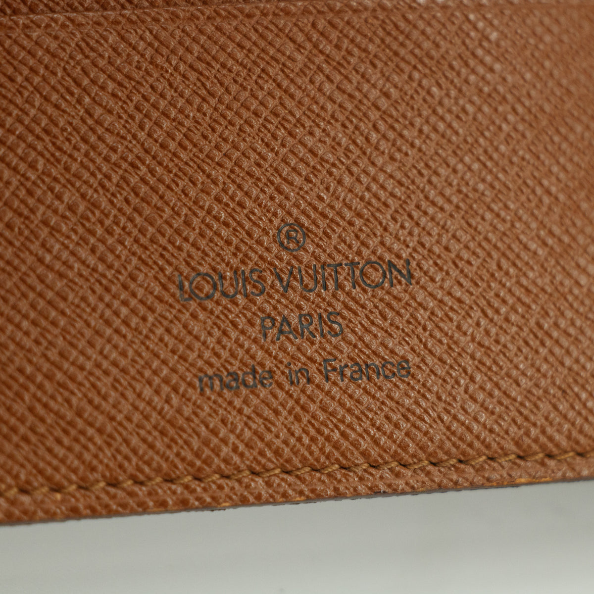 Louis Vuitton Monogram Canvas Porte Papier Zippe Compact Wallet #5146