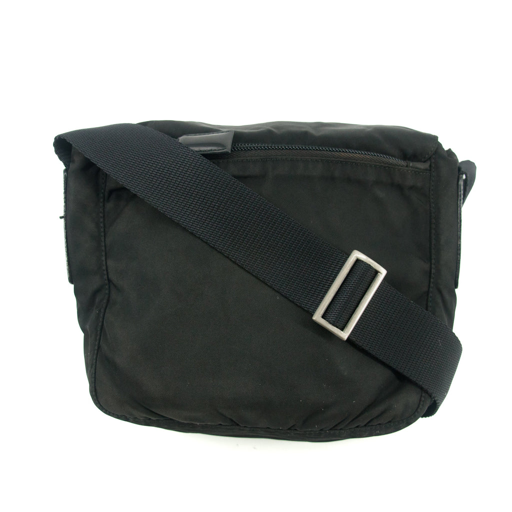 Prada Tessuto Nylon Black Mini Messanger Bag #5288