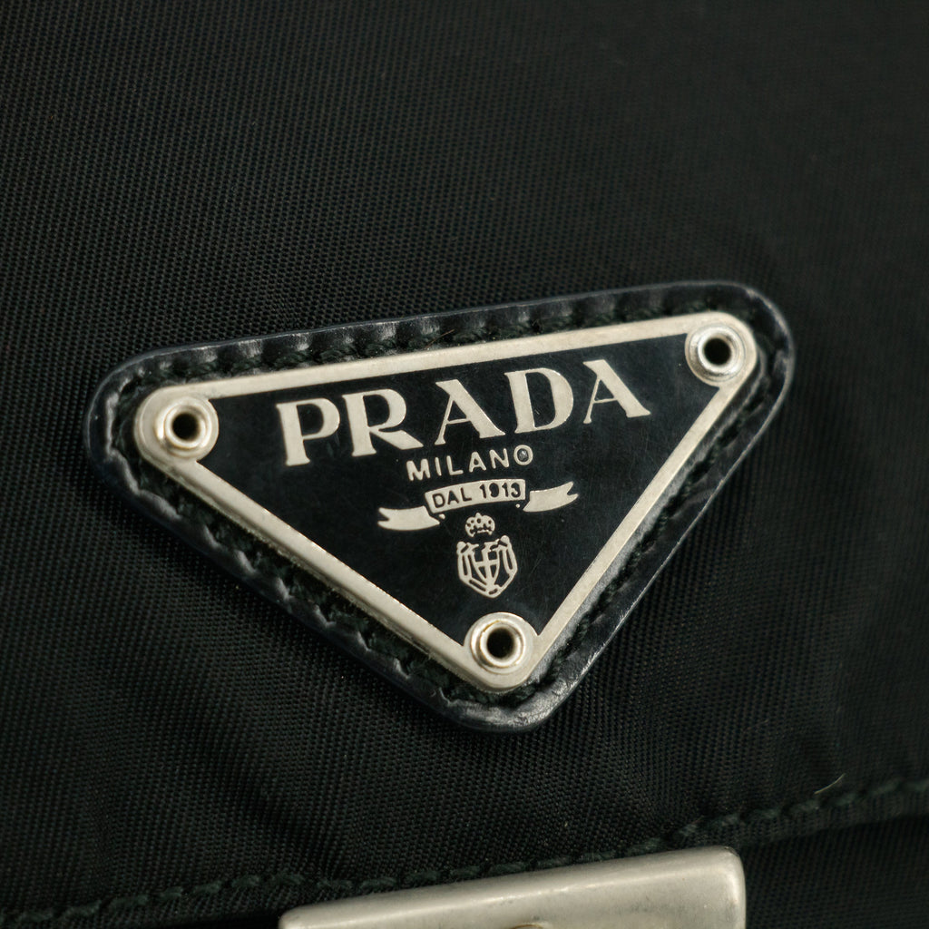 Prada Tessuto Nylon Black Mini Messanger Bag #5288