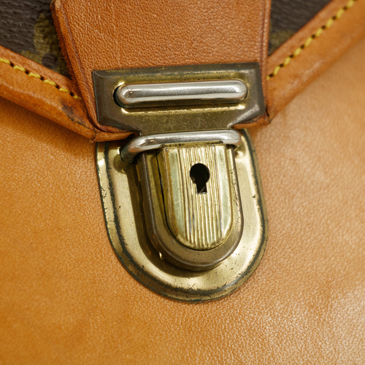 Louis Vuitton Monogram Sac Bifas  Brown Leather 2 Way Crossbody Bag  #5792