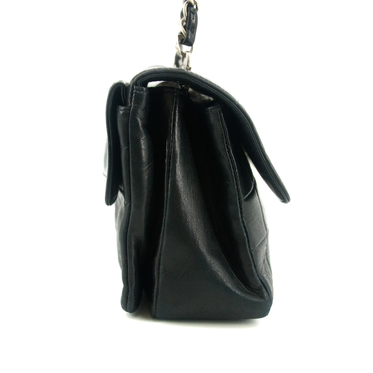 Chanel 2.55 Chocolate Bar Lambskin Shoulder Bag #6063
