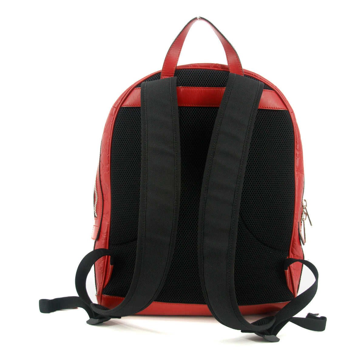 Gucci Red Guccisima Leather Backpack #7692