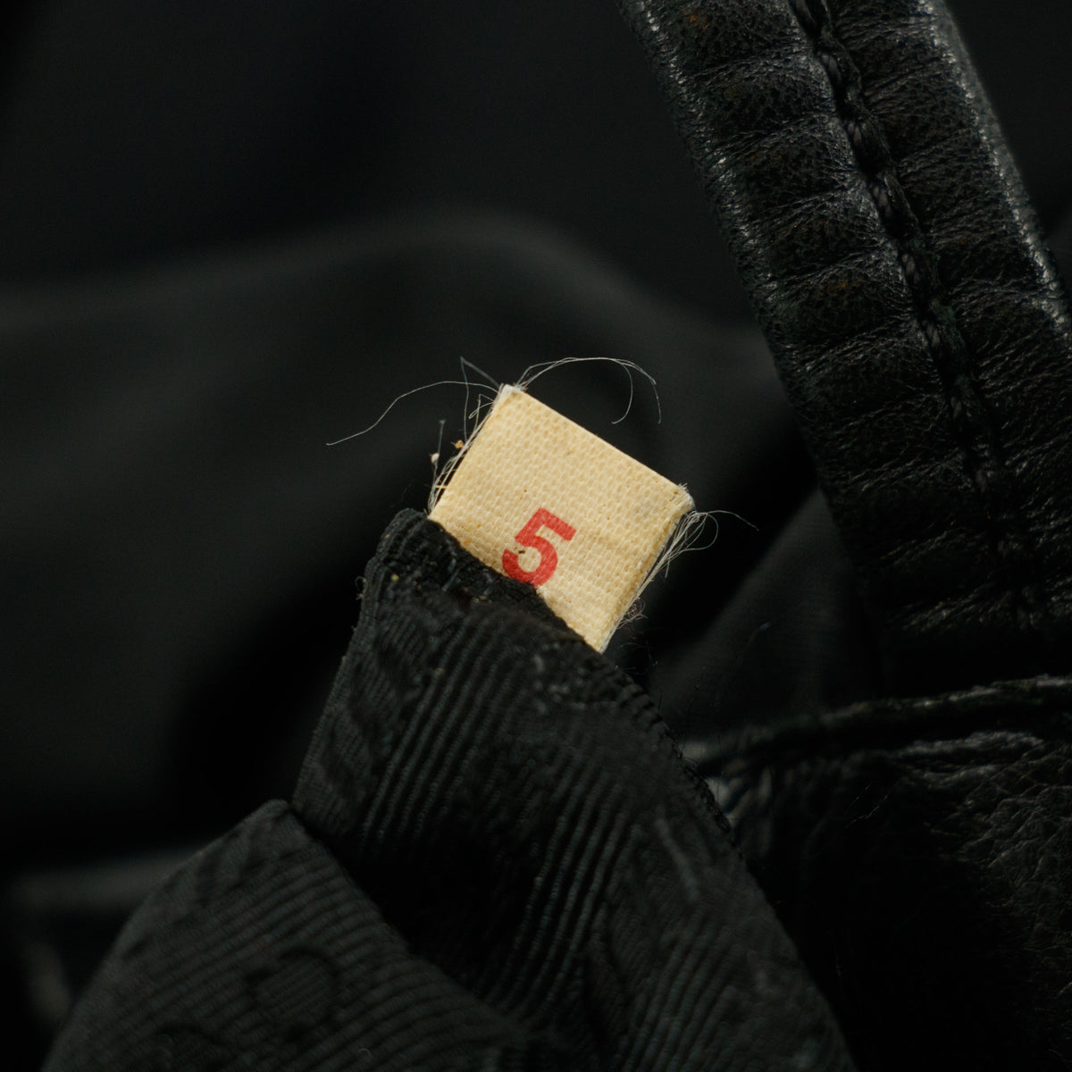 Prada Black Tessuto Nylon x Leather Shoulder Bag #7704