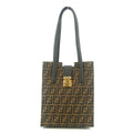 Fendi Vintage FF Zucca Pattern Canvas Shoulder Bag  #9348