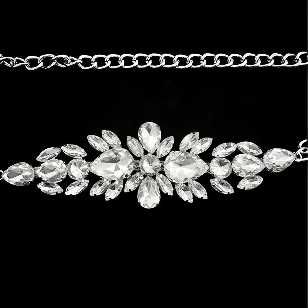 Rhinestone Chain Belt